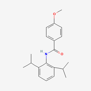 molecular formula C20H25NO2 B5520669 N-(2,6-diisopropylphenyl)-4-methoxybenzamide 