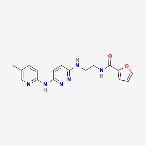 N-[2-({6-[(5-methyl-2-pyridinyl)amino]-3-pyridazinyl}amino)ethyl]-2-furamide