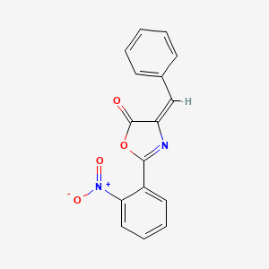 4-benzylidene-2-(2-nitrophenyl)-1,3-oxazol-5(4H)-one