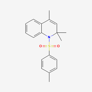 molecular formula C19H21NO2S B5520830 2,2,4-trimethyl-1-[(4-methylphenyl)sulfonyl]-1,2-dihydroquinoline 