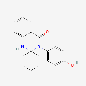 3'-(4-hydroxyphenyl)-1'H-spiro[cyclohexane-1,2'-quinazolin]-4'(3'H)-one