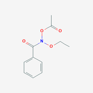 B055209 Benzamide, N-(acetyloxy)-N-ethoxy- CAS No. 124617-83-0