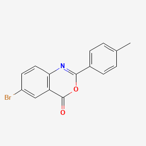 6-bromo-2-(4-methylphenyl)-4H-3,1-benzoxazin-4-one