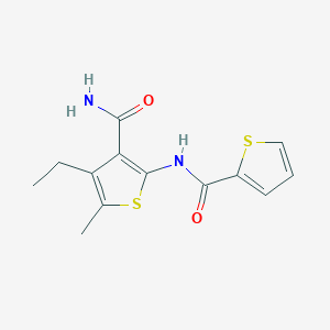 N-[3-(aminocarbonyl)-4-ethyl-5-methyl-2-thienyl]-2-thiophenecarboxamide