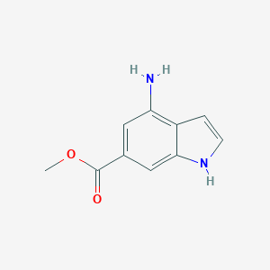 molecular formula C10H10N2O2 B055210 4-氨基-1H-吲哚-6-甲酸甲酯 CAS No. 121561-15-7