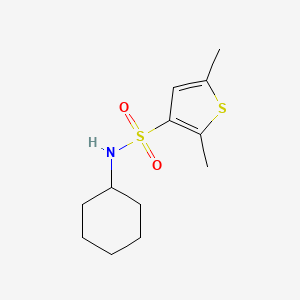 N-cyclohexyl-2,5-dimethylthiophene-3-sulfonamide