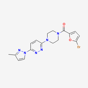 3-[4-(5-bromo-2-furoyl)-1-piperazinyl]-6-(3-methyl-1H-pyrazol-1-yl)pyridazine