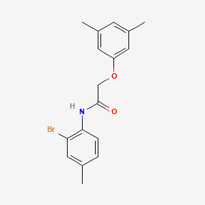 N-(2-bromo-4-methylphenyl)-2-(3,5-dimethylphenoxy)acetamide