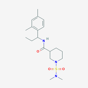 1-[(dimethylamino)sulfonyl]-N-[1-(2,4-dimethylphenyl)propyl]-3-piperidinecarboxamide