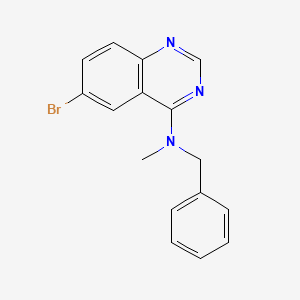 N-benzyl-6-bromo-N-methyl-4-quinazolinamine