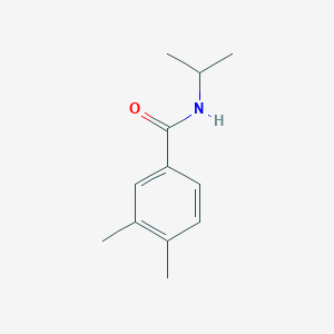 molecular formula C12H17NO B5521516 N-isopropyl-3,4-dimethylbenzamide 