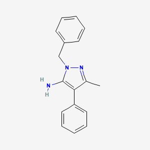 1-benzyl-3-methyl-4-phenyl-1H-pyrazol-5-amine