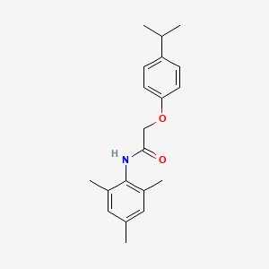 molecular formula C20H25NO2 B5521695 2-(4-isopropylphenoxy)-N-mesitylacetamide 