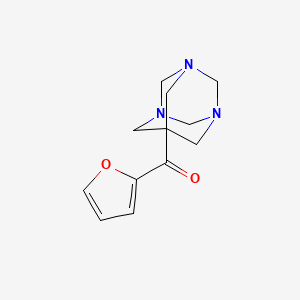 2-furyl(1,3,5-triazatricyclo[3.3.1.1~3,7~]dec-7-yl)methanone