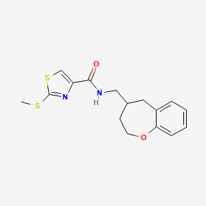 2-(methylthio)-N-(2,3,4,5-tetrahydro-1-benzoxepin-4-ylmethyl)-1,3-thiazole-4-carboxamide