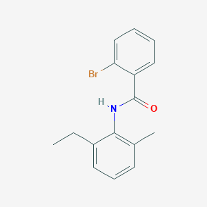 molecular formula C16H16BrNO B5521887 2-bromo-N-(2-ethyl-6-methylphenyl)benzamide 