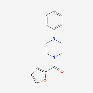 molecular formula C15H16N2O2 B5521889 1-(2-furoyl)-4-phenylpiperazine 