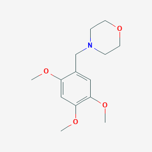 molecular formula C14H21NO4 B5521920 4-(2,4,5-trimethoxybenzyl)morpholine 