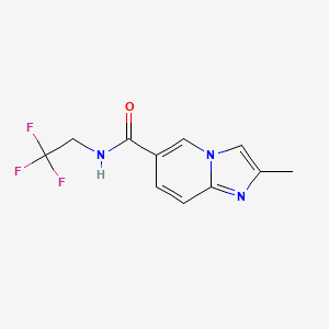 2-methyl-N-(2,2,2-trifluoroethyl)imidazo[1,2-a]pyridine-6-carboxamide