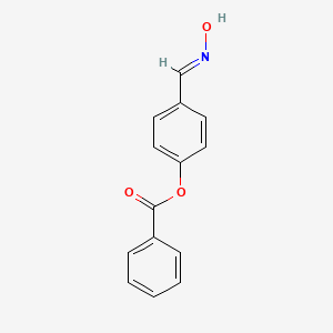4-[(hydroxyimino)methyl]phenyl benzoate