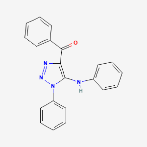 (5-anilino-1-phenyl-1H-1,2,3-triazol-4-yl)(phenyl)methanone