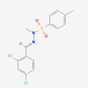 N'-(2,4-dichlorobenzylidene)-N,4-dimethylbenzenesulfonohydrazide