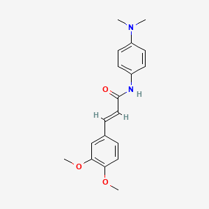 3-(3,4-dimethoxyphenyl)-N-[4-(dimethylamino)phenyl]acrylamide