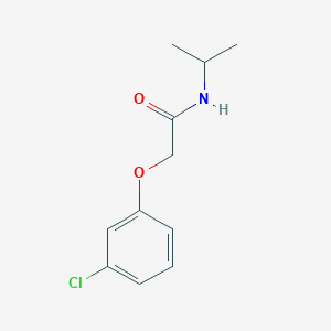 molecular formula C11H14ClNO2 B5522498 2-(3-氯苯氧基)-N-异丙基乙酰胺 