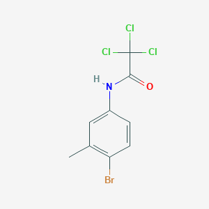 N-(4-bromo-3-methylphenyl)-2,2,2-trichloroacetamide