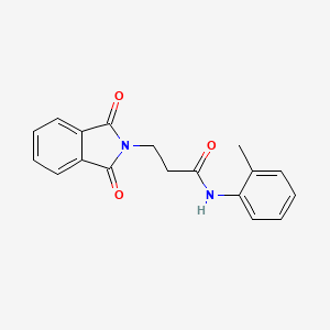 3-(1,3-dioxo-1,3-dihydro-2H-isoindol-2-yl)-N-(2-methylphenyl)propanamide