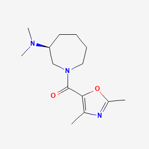 (3S)-1-[(2,4-dimethyl-1,3-oxazol-5-yl)carbonyl]-N,N-dimethylazepan-3-amine