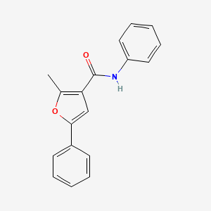 molecular formula C18H15NO2 B5522565 2-methyl-N,5-diphenyl-3-furamide 