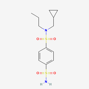 N1-(CYCLOPROPYLMETHYL)-N1-PROPYLBENZENE-1,4-DISULFONAMIDE