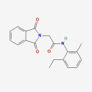 2-(1,3-dioxo-2,3-dihydro-1H-isoindol-2-yl)-N-(2-ethyl-6-methylphenyl)acetamide