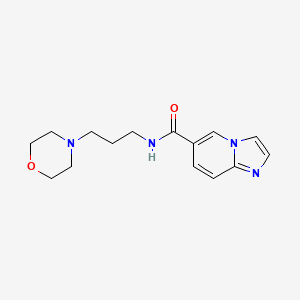 N-(3-morpholin-4-ylpropyl)imidazo[1,2-a]pyridine-6-carboxamide