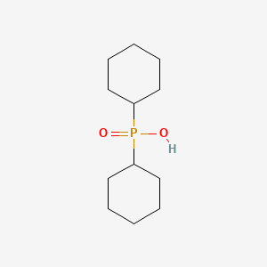 molecular formula C12H23O2P B5522768 dicyclohexylphosphinic acid CAS No. 832-39-3