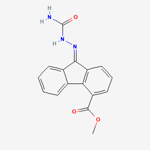 methyl 9-[(aminocarbonyl)hydrazono]-9H-fluorene-4-carboxylate