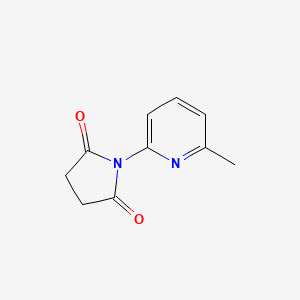 molecular formula C10H10N2O2 B5522833 1-(6-甲基-2-吡啶基)-2,5-吡咯烷二酮 