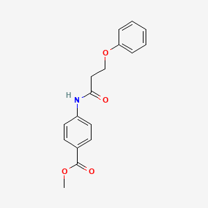methyl 4-[(3-phenoxypropanoyl)amino]benzoate