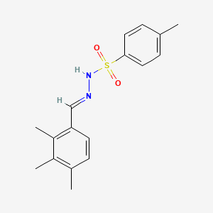 molecular formula C17H20N2O2S B5523178 4-methyl-N'-(2,3,4-trimethylbenzylidene)benzenesulfonohydrazide 
