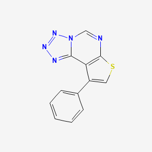 9-phenyltetrazolo[1,5-c]thieno[3,2-e]pyrimidine