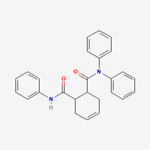 N,N,N'-triphenyl-4-cyclohexene-1,2-dicarboxamide