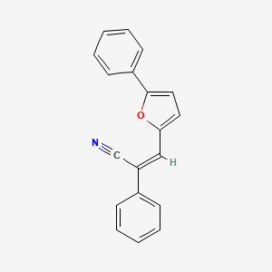 2-phenyl-3-(5-phenyl-2-furyl)acrylonitrile