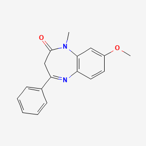 8-methoxy-1-methyl-4-phenyl-1,3-dihydro-2H-1,5-benzodiazepin-2-one