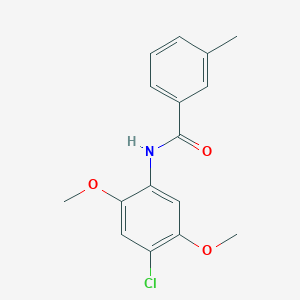 N-(4-chloro-2,5-dimethoxyphenyl)-3-methylbenzamide
