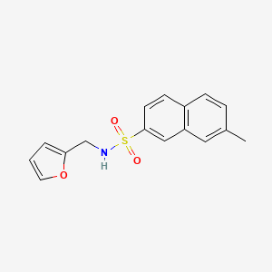 N-(2-furylmethyl)-7-methyl-2-naphthalenesulfonamide
