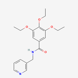 3,4,5-triethoxy-N-(3-pyridinylmethyl)benzamide