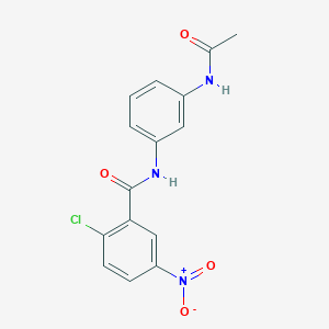 N-[3-(acetylamino)phenyl]-2-chloro-5-nitrobenzamide