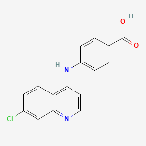 4-[(7-chloro-4-quinolinyl)amino]benzoic acid
