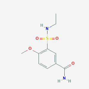 3-[(ethylamino)sulfonyl]-4-methoxybenzamide